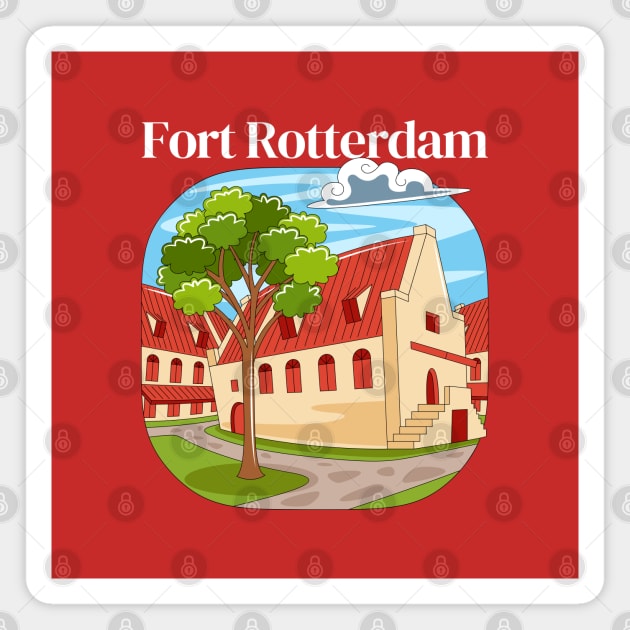 Fort Rotterdam Magnet by MEDZ